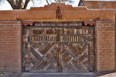 Weathered Wooden Gate