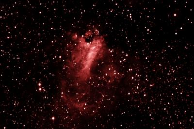 M17 Swan Nebula in False Ha