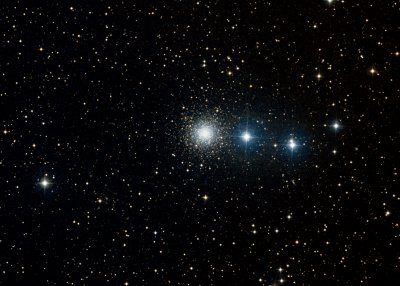 NGC 2419 - Intergalactic Tramp (DSS Red & Blue Plates)