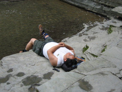 Taking a nap