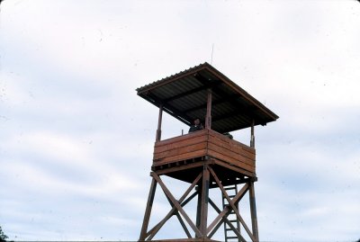Wooden Tower with Guard