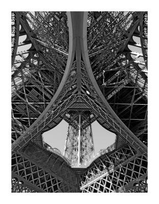 Under the Eiffel tower.