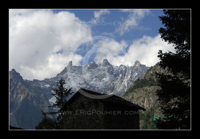 Massif du mont blanc depuis Courmayeur 3