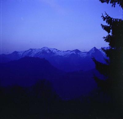 une nuit, du col du Soulor