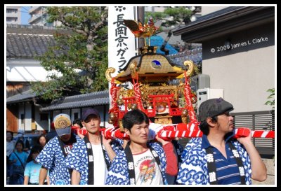Carrying a Mikoshi