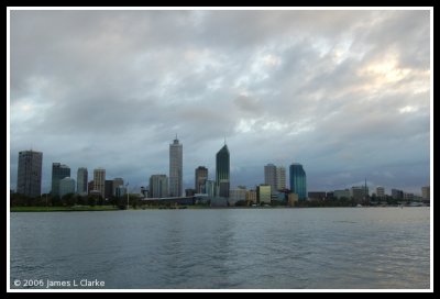Perth and Coloured Clouds