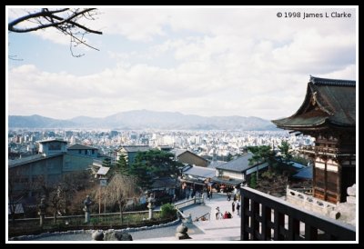 A view of Kyoto