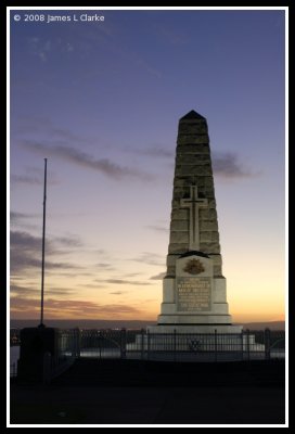 War Memorial at Dawn