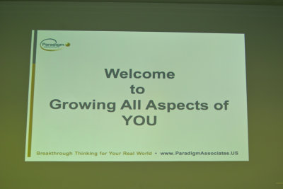 May 1, 2012: Professional/Personal Development: Growing All Aspects of YOU
