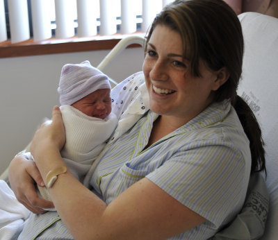 Brayden and Mom