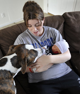 Brayden, Mom and Axel
