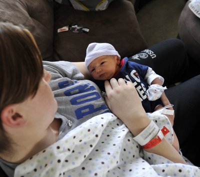 Brayden and Mom
