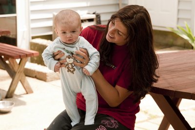 Brayden with Mom