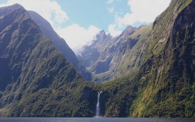 Waterfall at Milford Sound.jpg