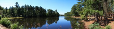 Panoramic of Gibson Pond