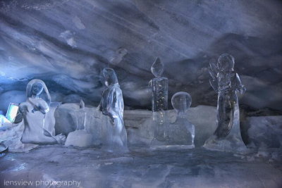 Matterhorn Glacier Paradise Ice Cave Ice Sculptures