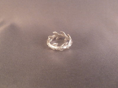 Laurel leaf ring #2