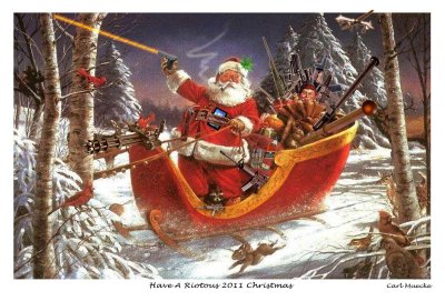 Riotous Christmas Card 2011