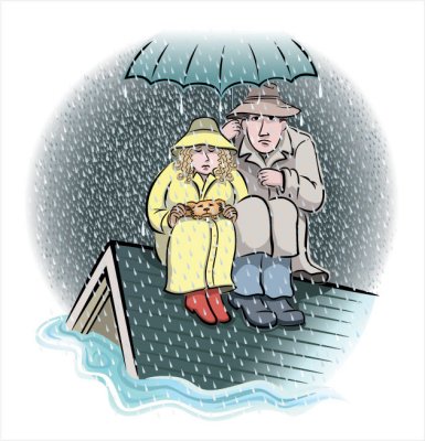 Illustration For Monclarion On Excessive Rain