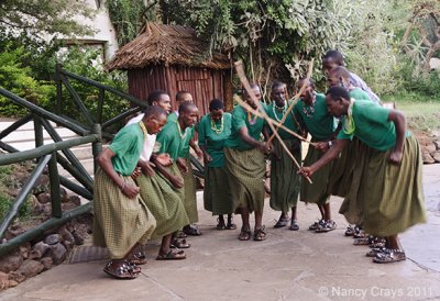 Dancers and Musicians at the Lake Manyara Serena Safari Lodge