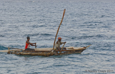 Outrigger Fishing Boat
