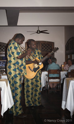 Musicians Entertaining Us in Hotel Restaurant
