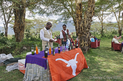 The Safari Luncheon Included a Bar