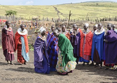 Masai Women Dancing