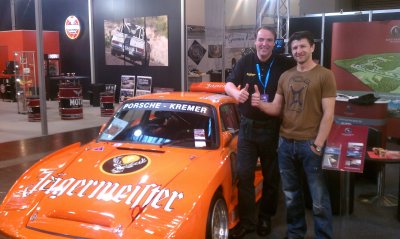 Kremer Racing and DP motorsport stand