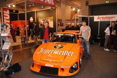Kremer Racing and DP motorsport stand