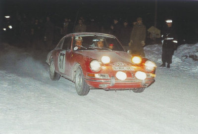 Rallye Monte-Carlo 1966, driver Jo.Schlesser / Robert Buchet