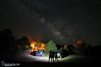 Camping Night Sky