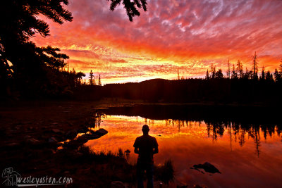 Butterfly Lake Sunset