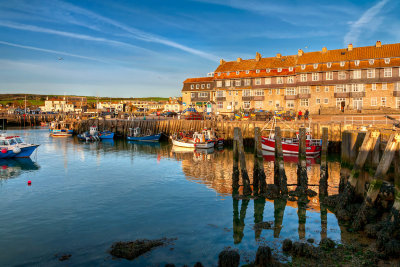 Harbour and hotel, West Bay