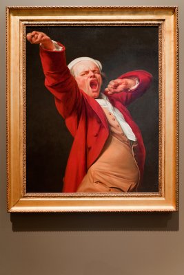 'Self-portrait, yawning', by Joseph Ducreux