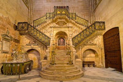 Golden staircase, Burgos Cathedral