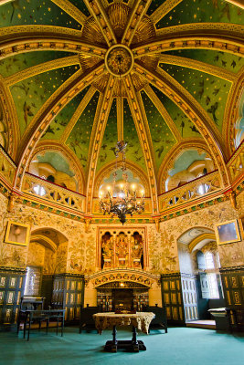 Drawing room and ceiling, Castell Coch