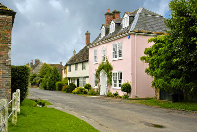 Pink house, Cerne Abbas (3661)