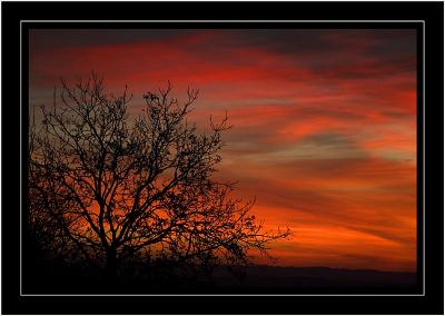 Sunset from Ash, Martock