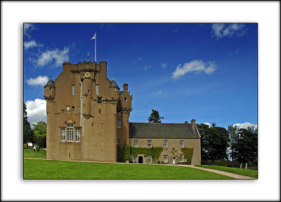 Crathes Castle front, Banchory, Aberdeenshire, Scotland