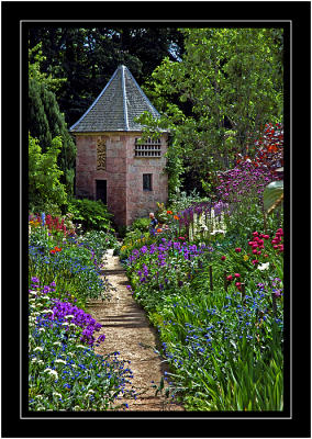 Another garden corner, Crathes Castle, Banchory, Aberdeenshire, Scotland