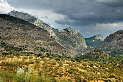 Mountain range, near El Chorro