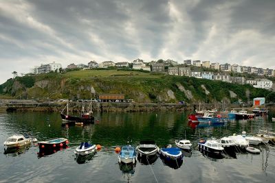 Boats and clouds, Mevagissey, Cornwall