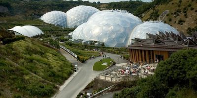 Terrace and domes, Eden Project, Cornwall