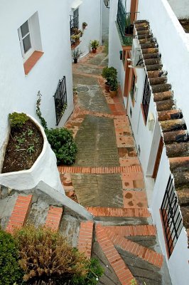 Street and steps, Ochen