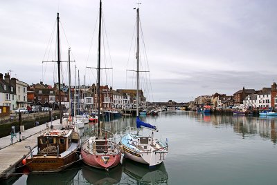 Boats and bridge, Weymouth