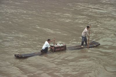 Salesmen on Bamboo Raft 1