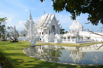 Le Temple blanc du Wat Rong Khun  Chang Rai