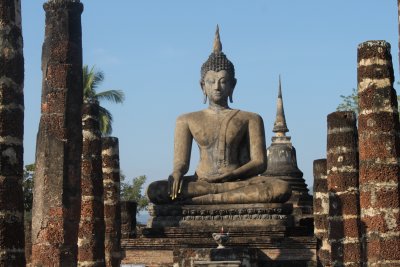 Parc historique du sukhothai, inscrit au patrimoine mondial de l'Unesco