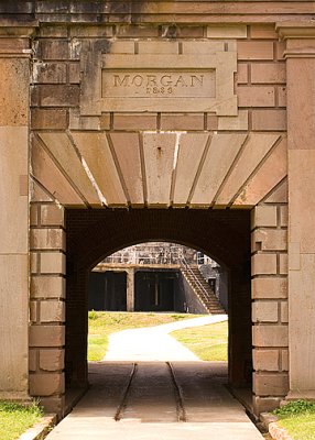 Entrance to Fort Morgan